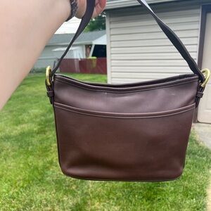 Vintage 1996 Coach Worth Crossbody bag style 4143 brown leather